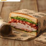 custom sandwich wrapping paper