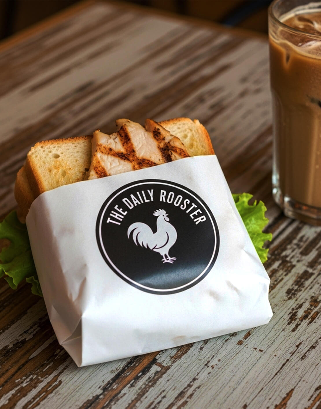 branded sandwich paper