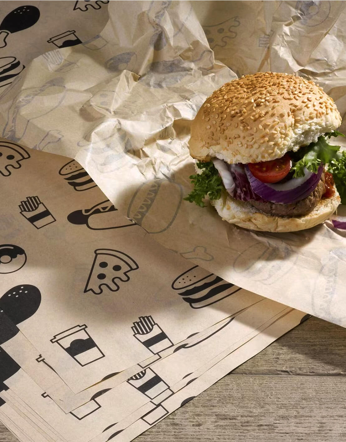 food basket liners with logo