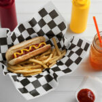 printed food basket liners