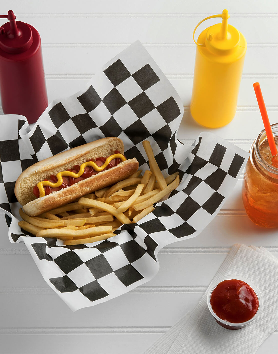 printed food basket liners