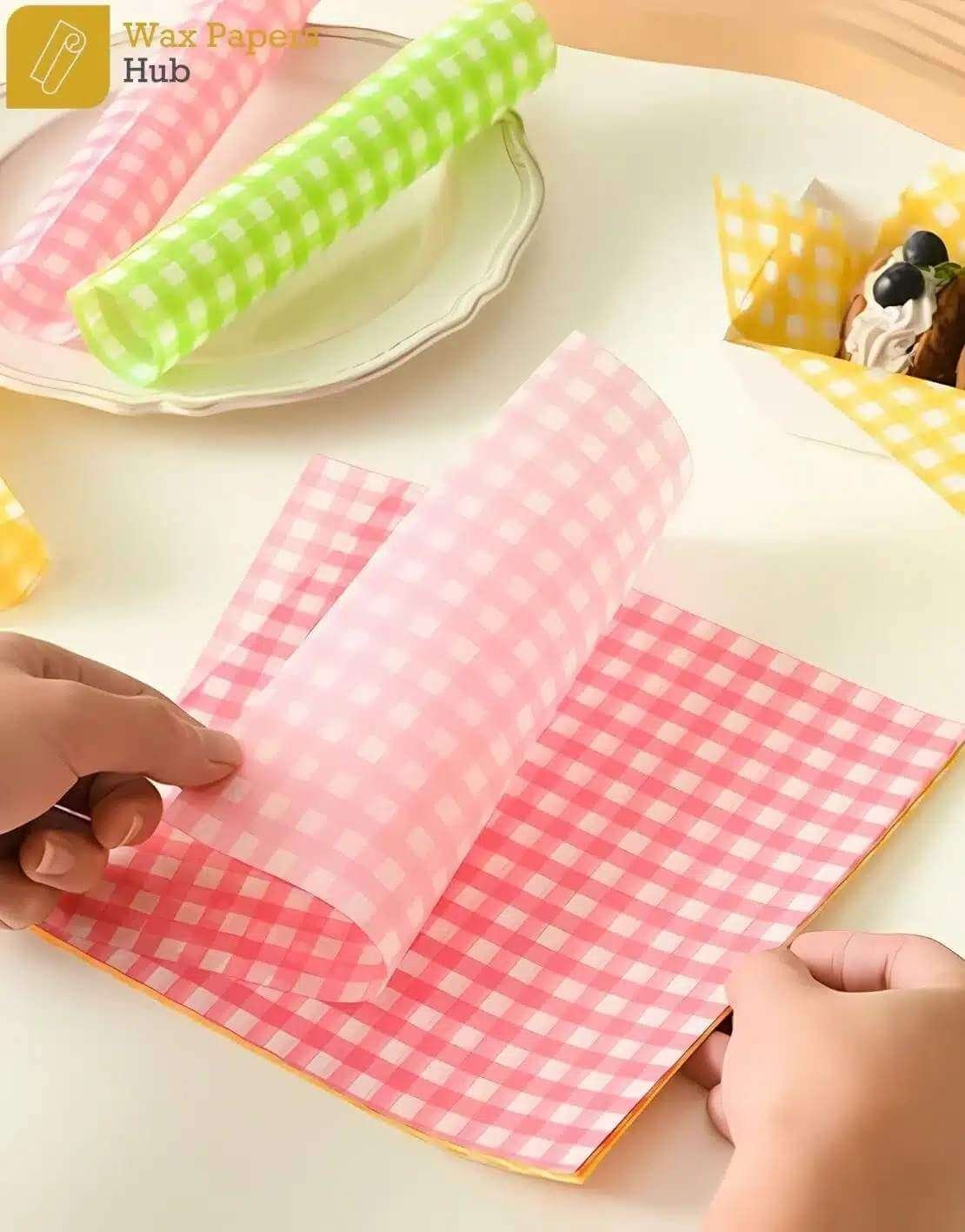 printed food basket liners