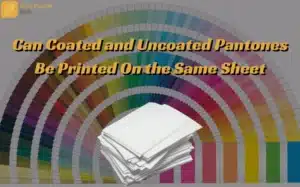 Can Coated And Uncoated Pantones Be Printed On The Same Sheet