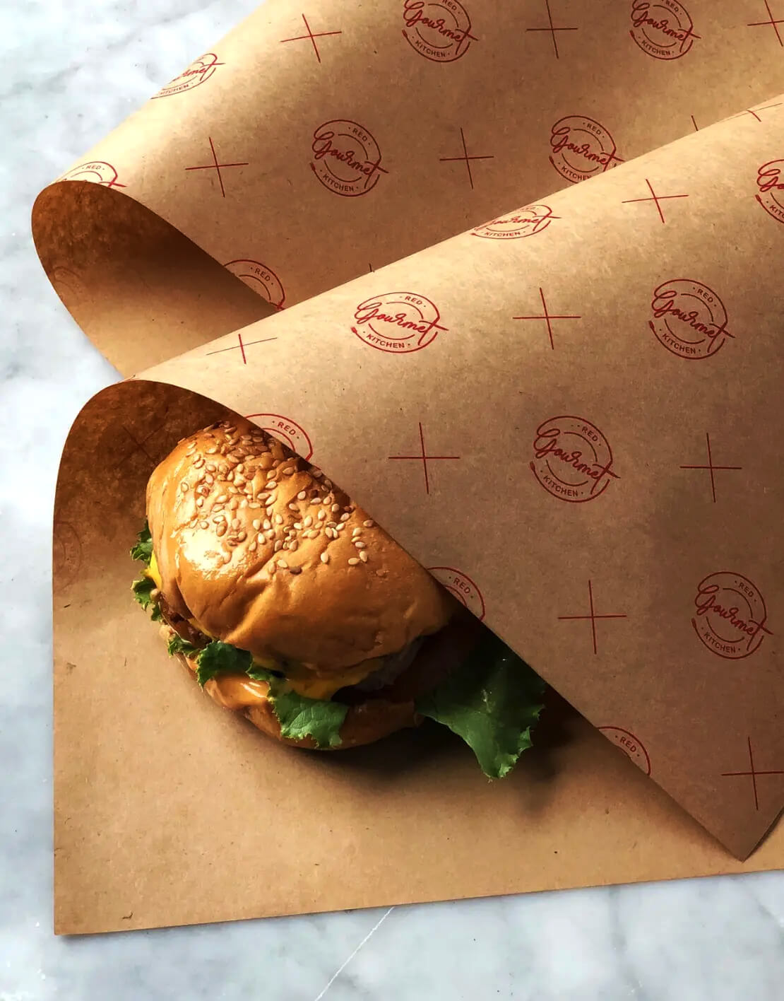 custom burger paper wholesale