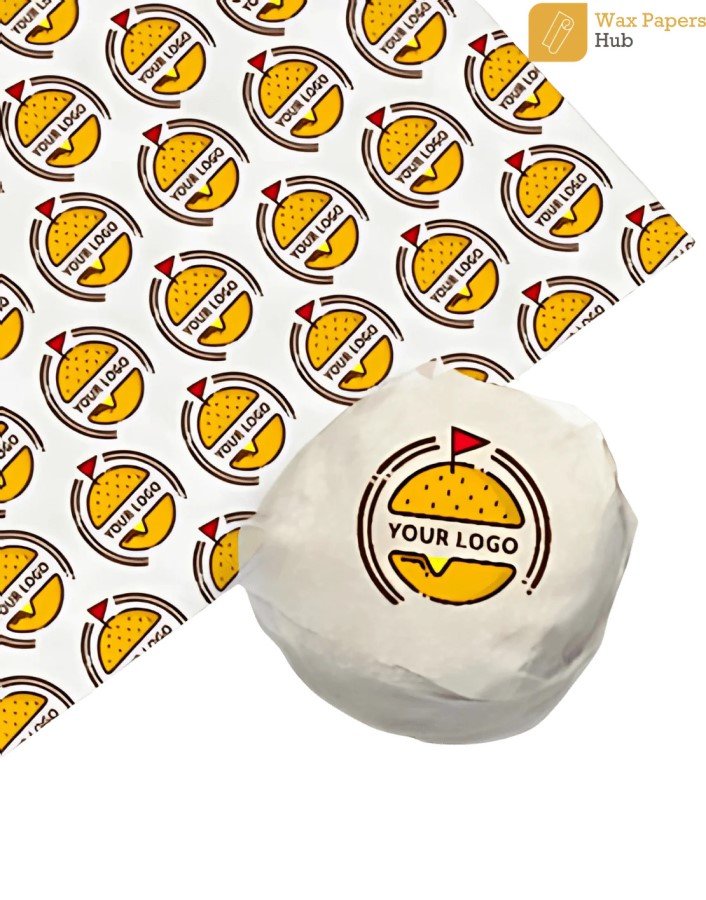 custom burger paper