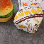 printed burger paper