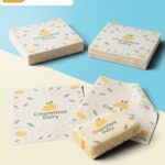 personalized butter paper