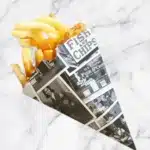 printed fish and chip paper