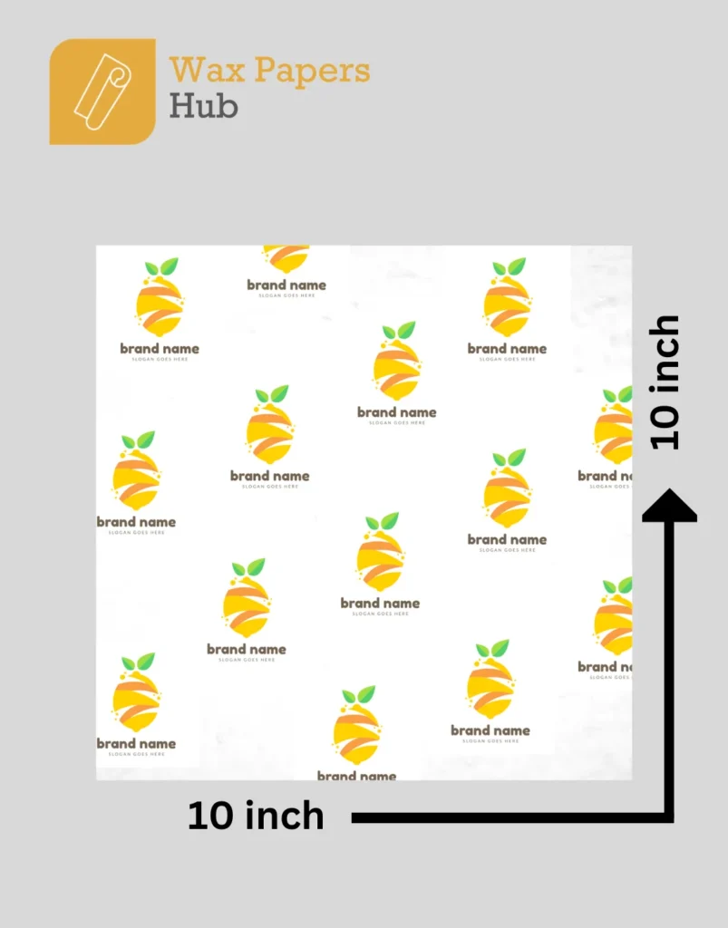 10x10 freezer paper