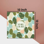10x10 inch paper placemats