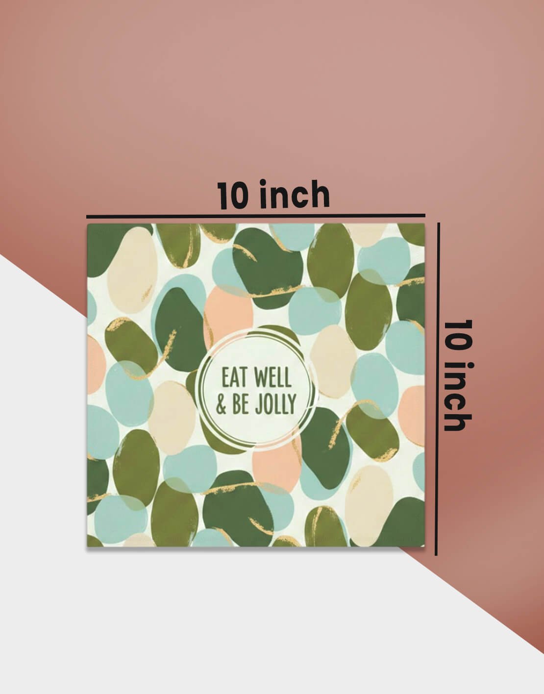 10x10 inch paper placemats