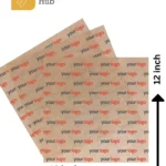 12x12 Custom Parchment Paper