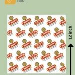 12x12 custom fry paper