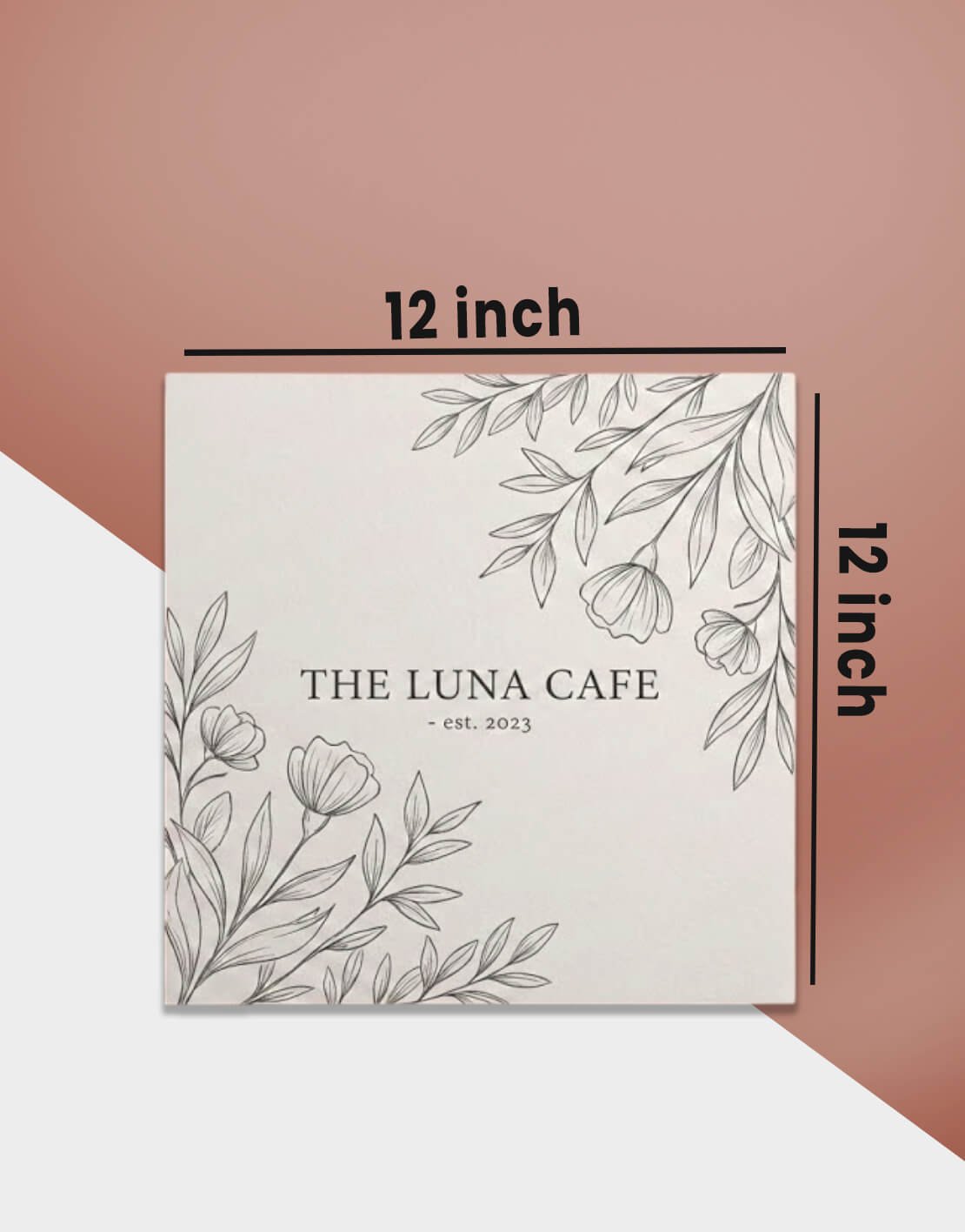 12x12 inch paper placemats