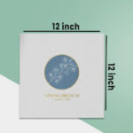 12x12 inch size paper placemats