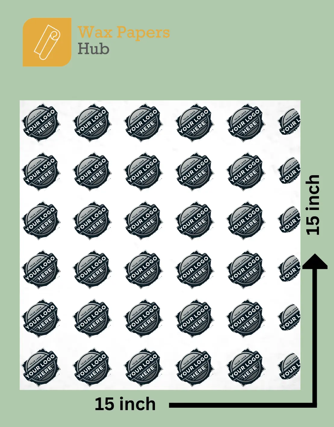15×15 Custom Heat Seal Papers