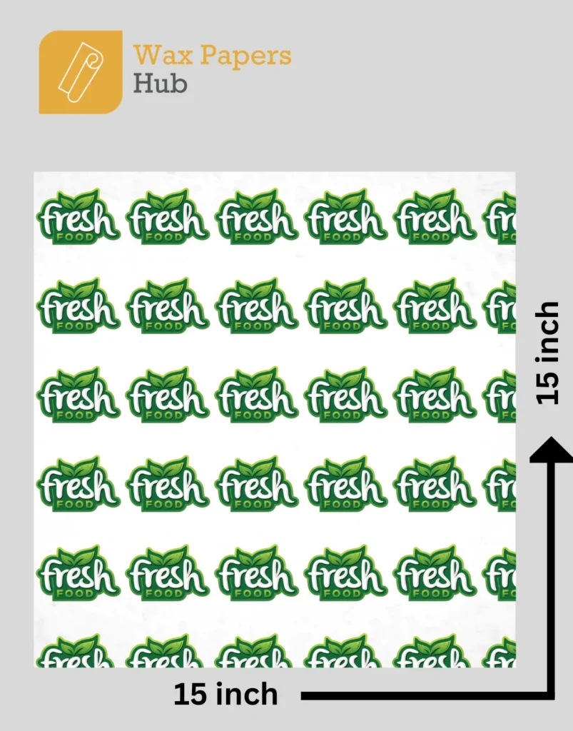 15x15 freezer paper