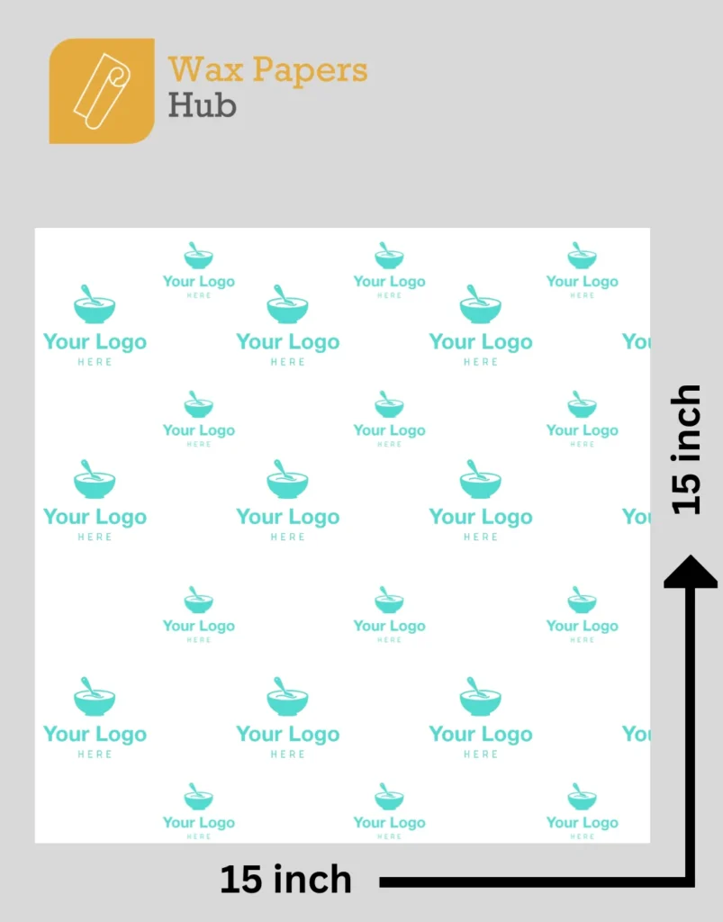 15x15 custom sandwich paper