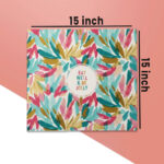 15x15 inch size paper placemats