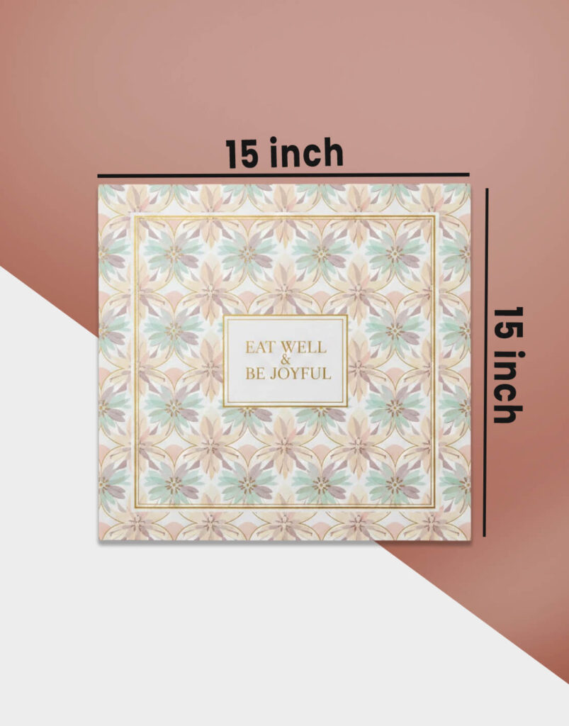 15x15 paper placemats