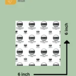 6X6 Custom Heat Seal Papers