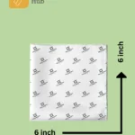 6X6 Custom Tissue paper