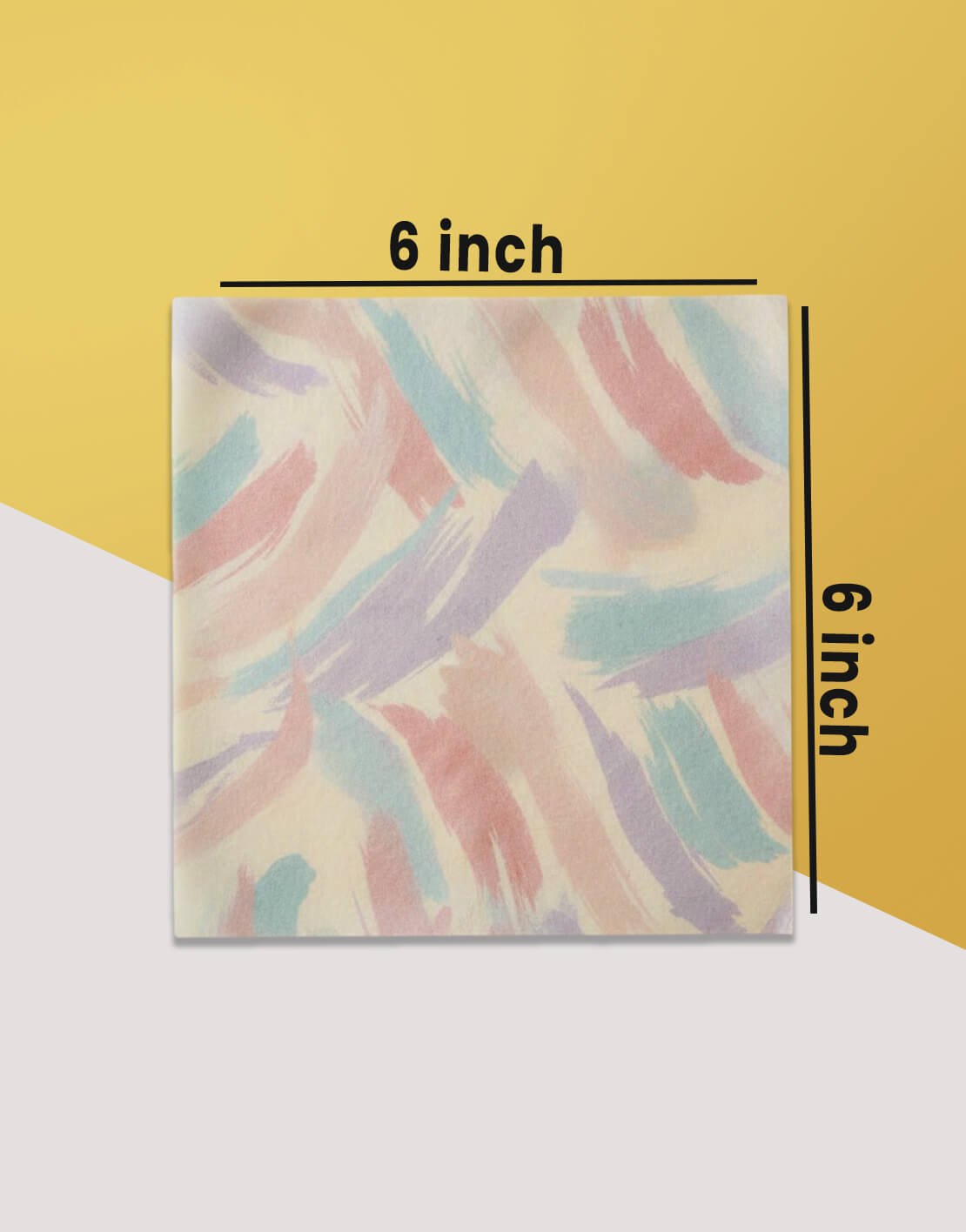 6X6 inch size Tissue paper