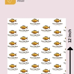 12×12 Fish and Chip Paper