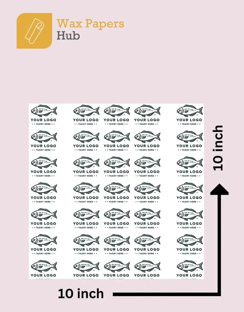 10x10 Fish and Chip Paper
