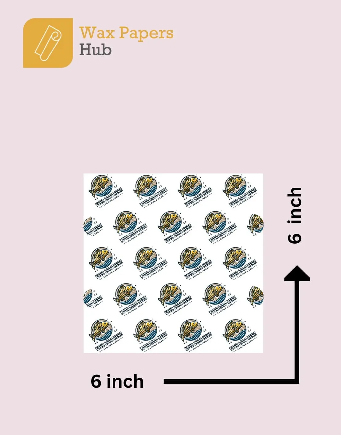 6×6 Fish and Chip Paper