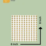 6x6 custom fry paper