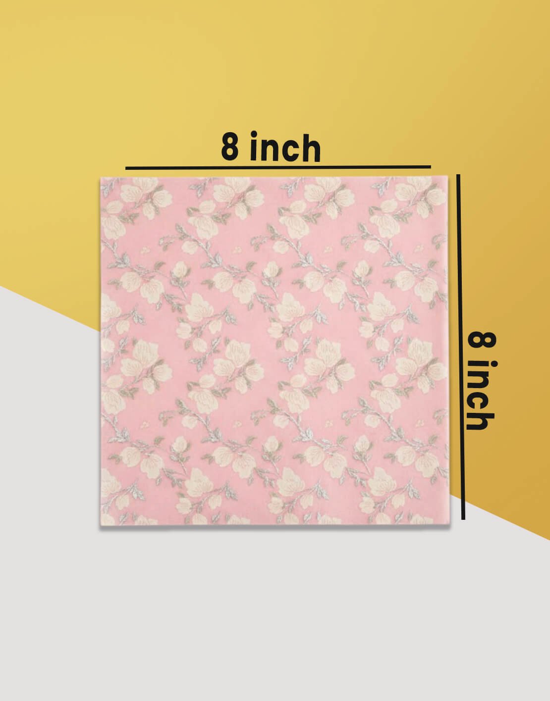 8X8 inch size tissue paper