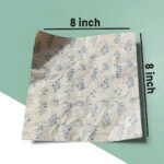 8X8 tissue paper inch size