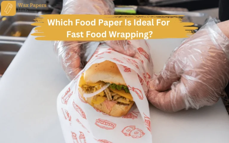 which food paper is ideal or fast food wrapping
