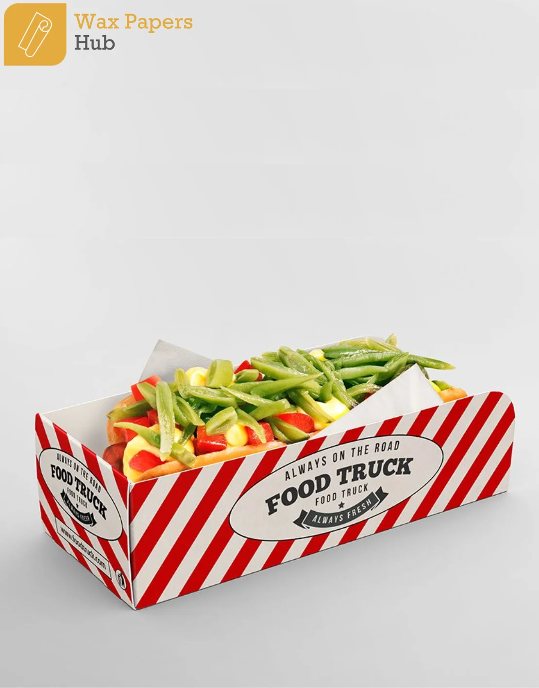custom paper food trays