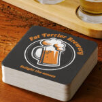 custom printed paper coasters bulk