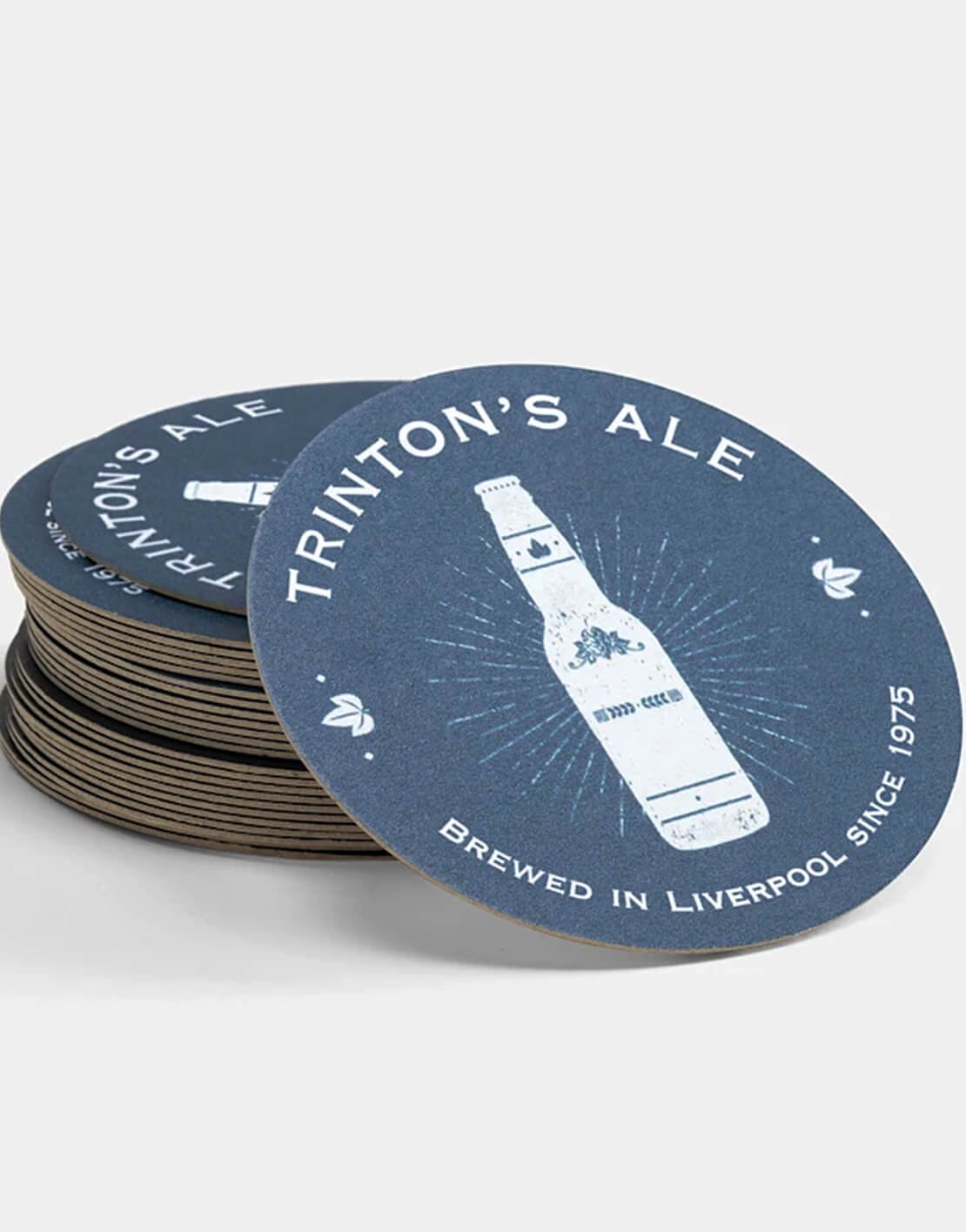 printed paper coasters