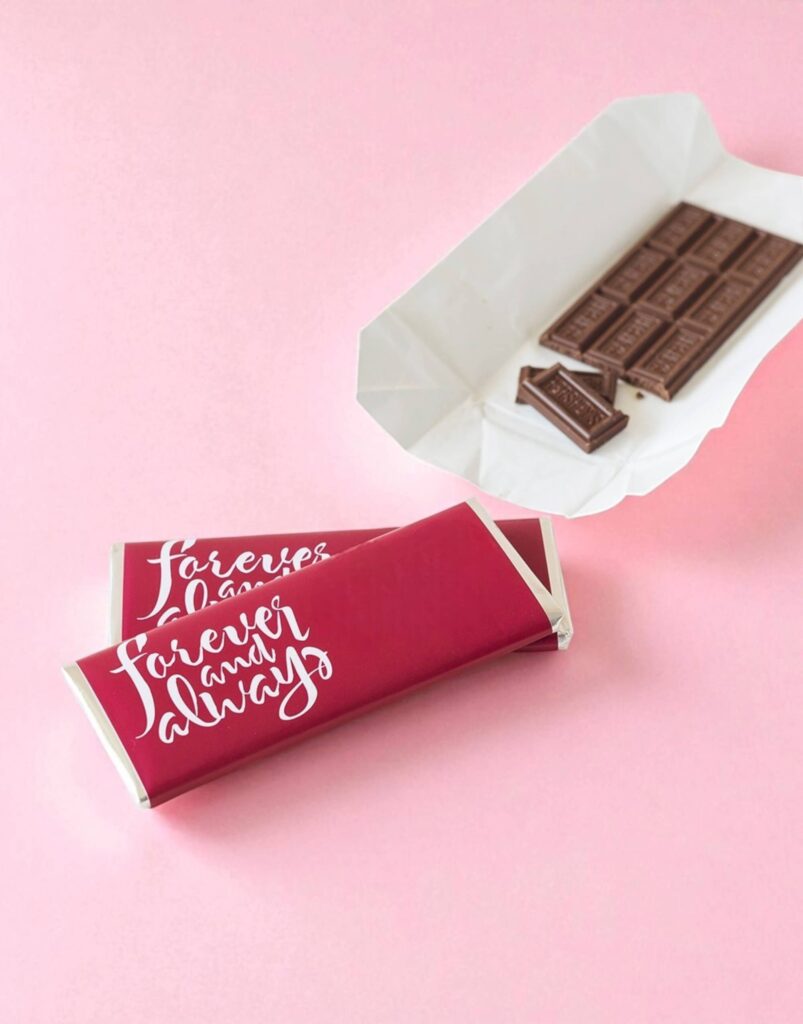 Custom Chocolate Wrapping Paper