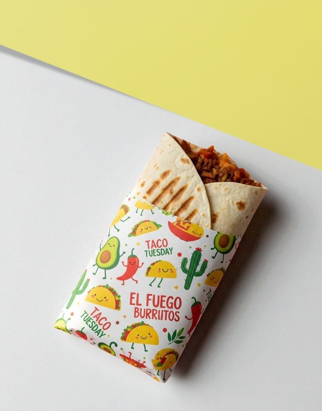 Printed Tortilla Wrapping Paper