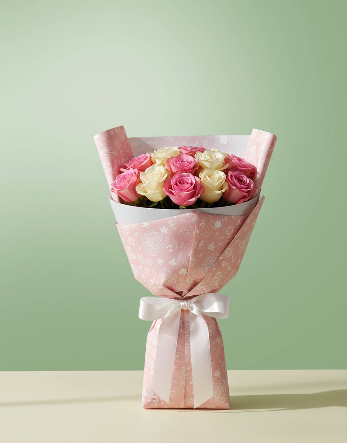 bouquet wrapping paper