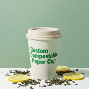 custom compostable paper cups