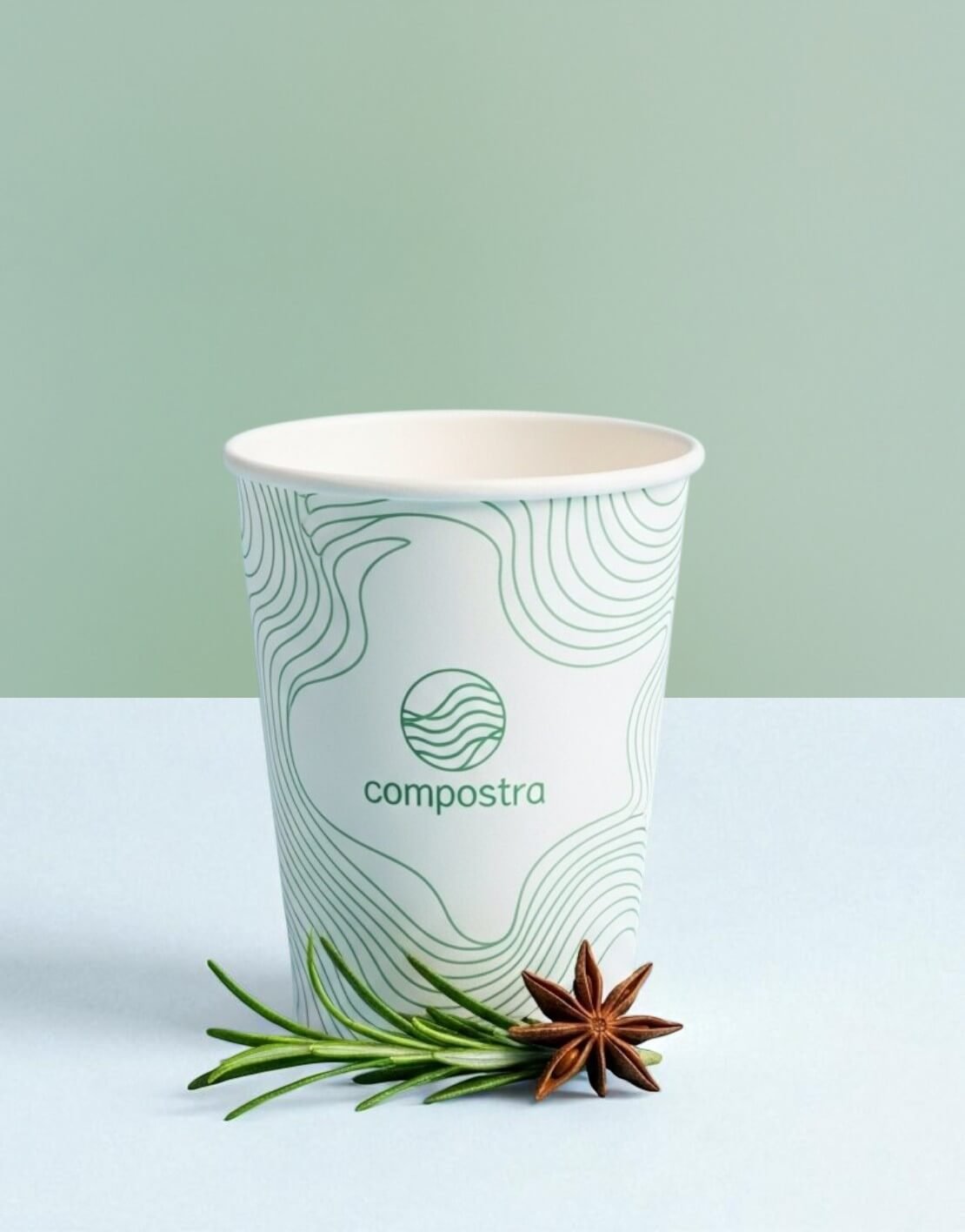 custom compostable paper cups wholesale