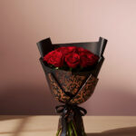 custom flower bouquet paper