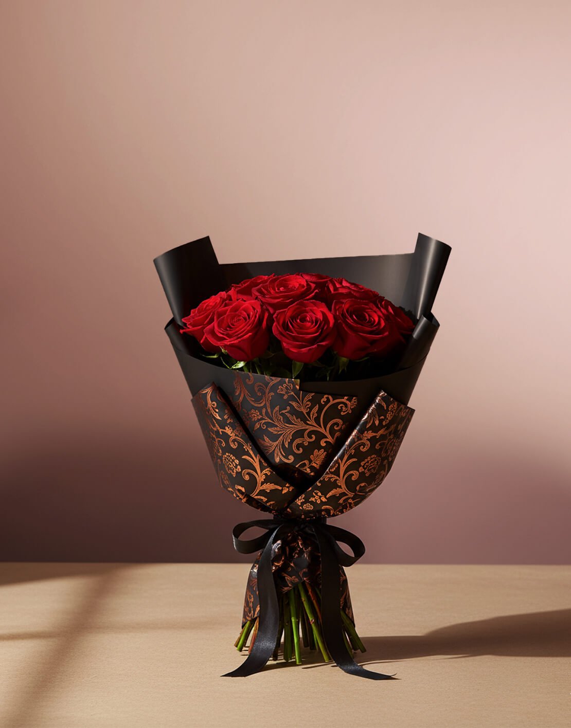 custom flower bouquet paper