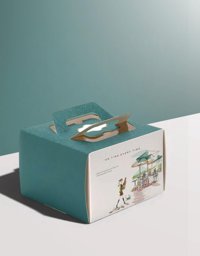 Custom Cake Boxes with Logo | Food Safe Cake Packaging