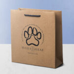 custom kraft paper bags bulk