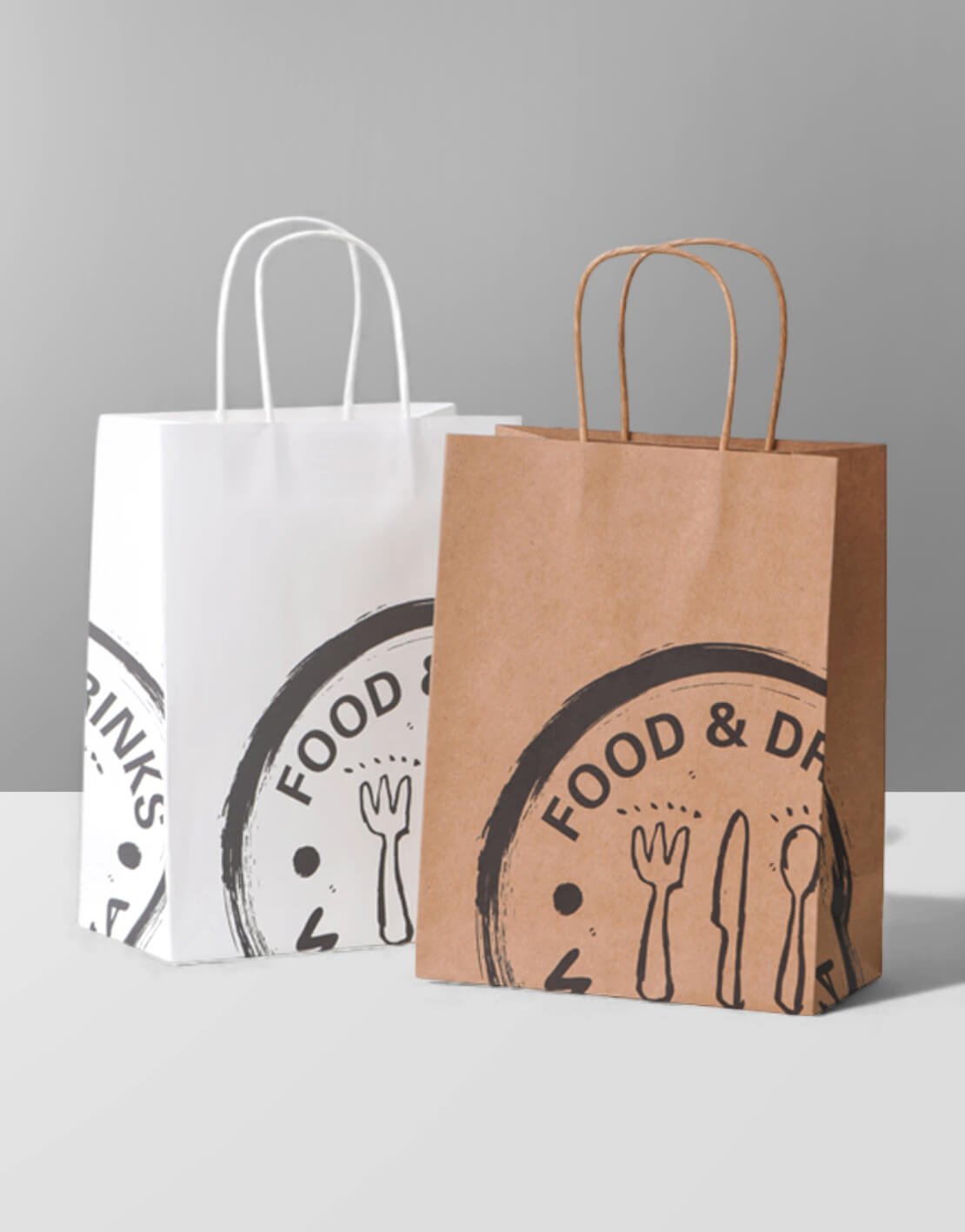 custom kraft paper bags wholesale