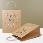custom kraft paper bags with logo