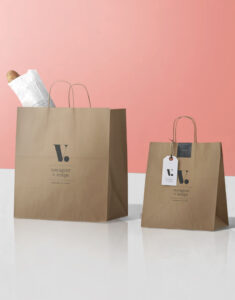 custom paper bags wholesale