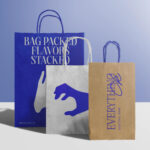 custom paper grocery bags with logo